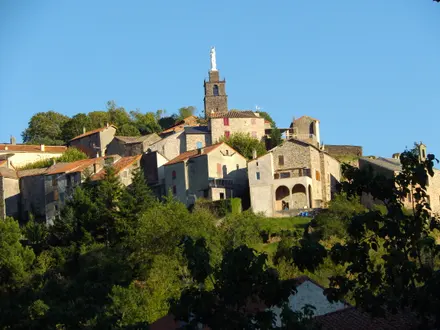 Camarès et sa base de loisirs