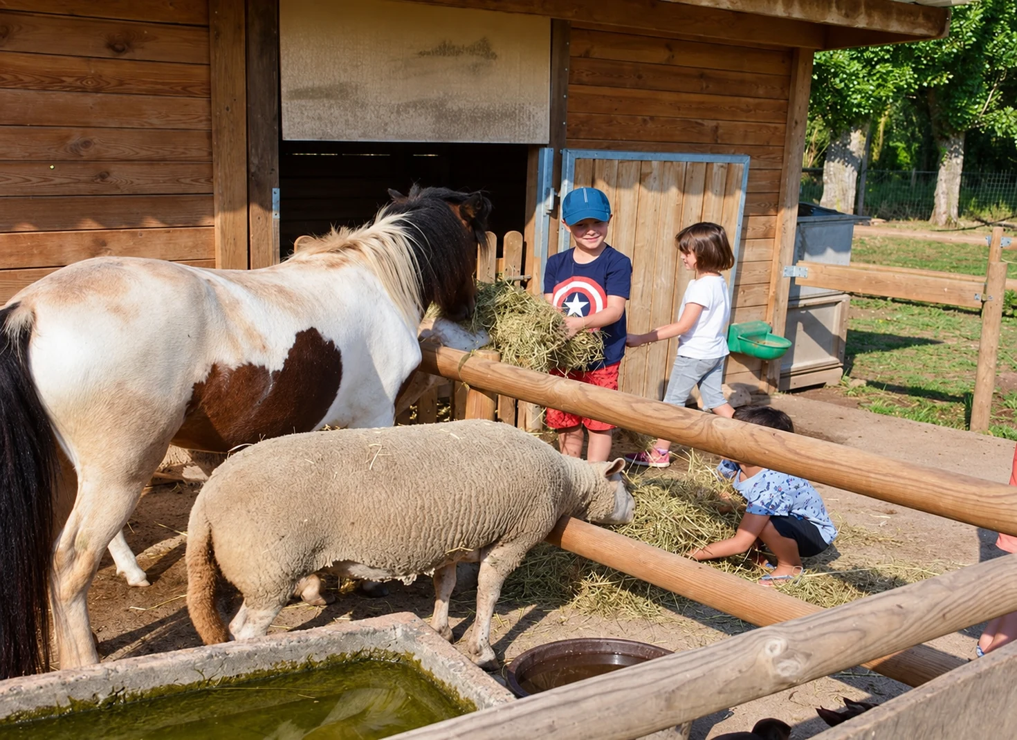 La mini-ferme du Hameau des Genêts